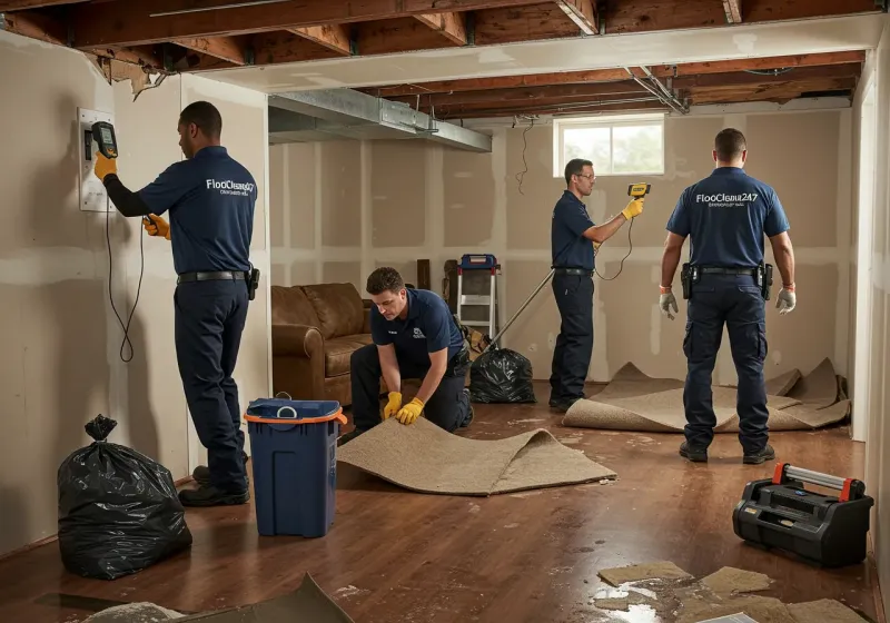 Flood DamageMaterial Assessment and Debris Removal process in Willowbrook, CA